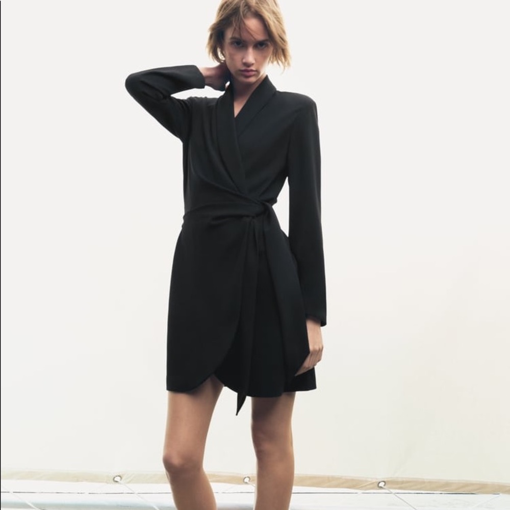 Zara Professional Formal Blazer Structured Dress